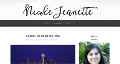Desktop Screenshot of nicolejeanette.me