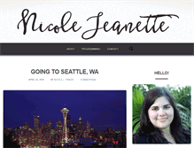 Tablet Screenshot of nicolejeanette.me